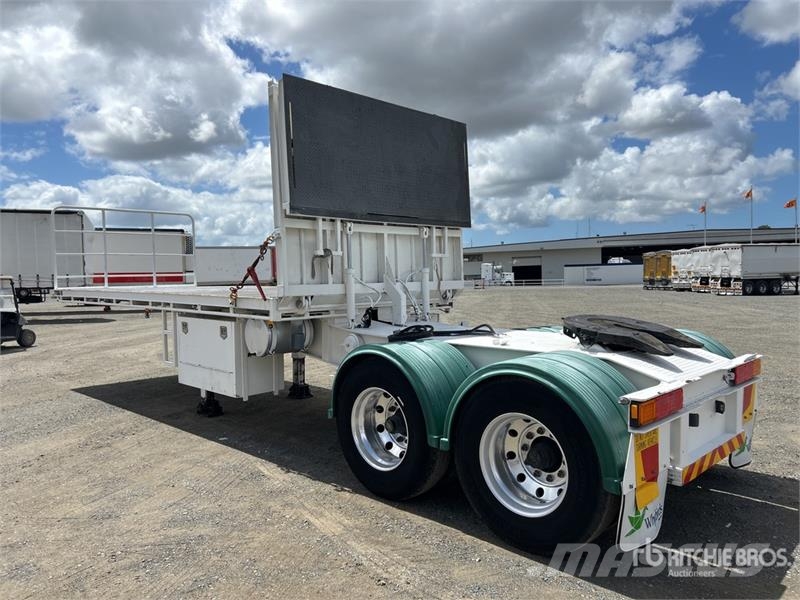 MaxiTrans 6 m Bogie/A B-Double Lead Flatbed Trailer Remolques de cama baja