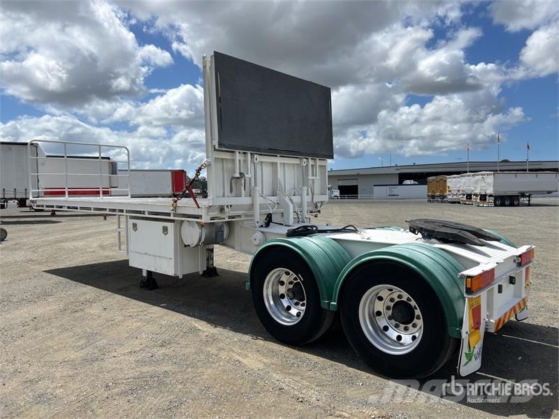 MaxiTrans 6 m Bogie/A B-Double Lead Flatbed Trailer Remolques de cama baja