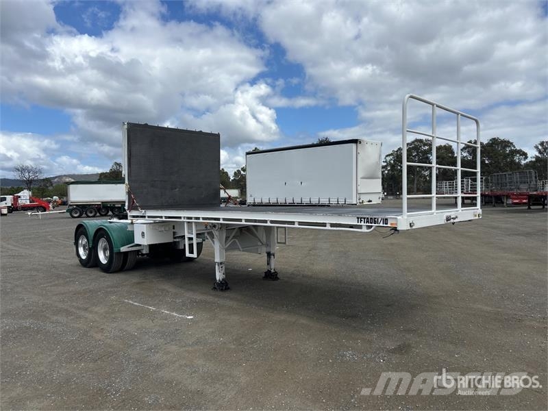 MaxiTrans 6 m Bogie/A B-Double Lead Flatbed Trailer Remolques de cama baja