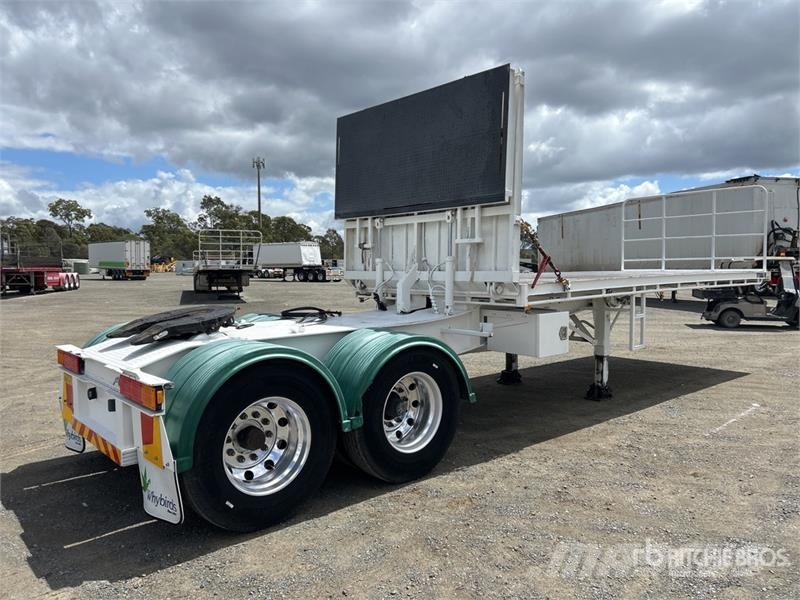 MaxiTrans 6 m Bogie/A B-Double Lead Flatbed Trailer Remolques de cama baja