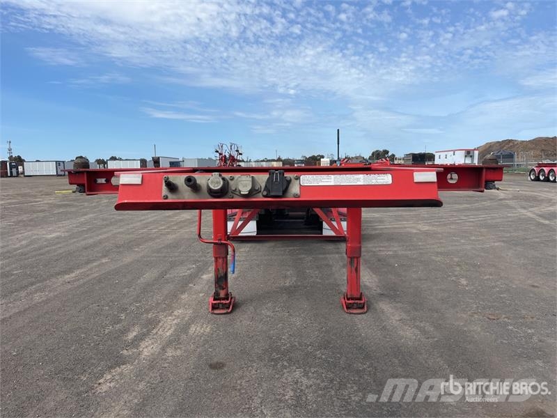 MaxiTrans 6 m Tri/A B-Double Lead Container Trailer Remorque porte container