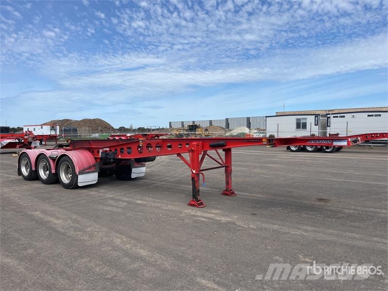 MaxiTrans 6 m Tri/A B-Double Lead Container Trailer Remorque porte container