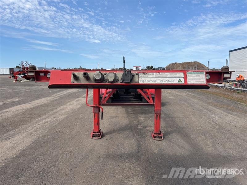 MaxiTrans 6 m Tri/A B-Double Lead Container Trailer Remorque porte container