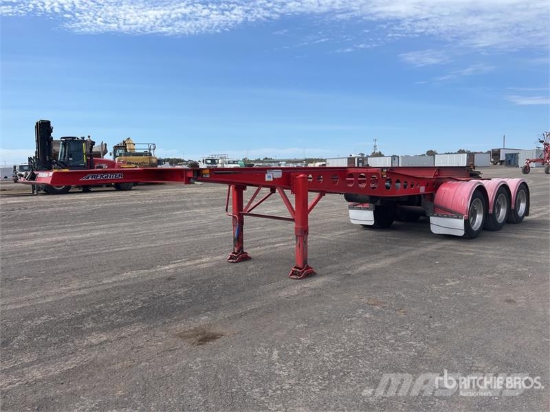 MaxiTrans 6 m Tri/A B-Double Lead Container Trailer Remorque porte container