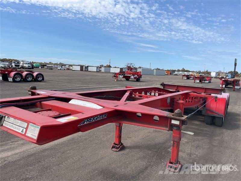MaxiTrans 6 m Tri/A B-Double Lead Container Trailer Remorque porte container