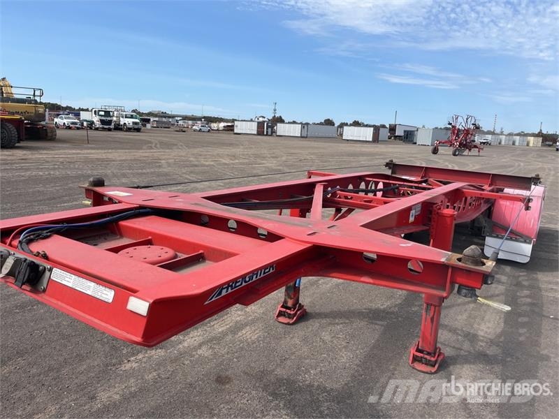 MaxiTrans 6 m Tri/A B-Double Lead Container Trailer Remorque porte container