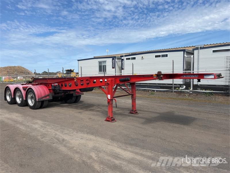 MaxiTrans 6 m Tri/A B-Double Lead Container Trailer Remorque porte container