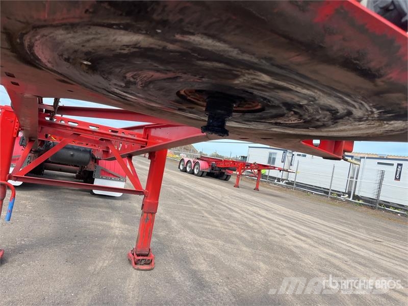 MaxiTrans 6 m Tri/A B-Double Lead Container Trailer Прицепы-Контейнеровозы