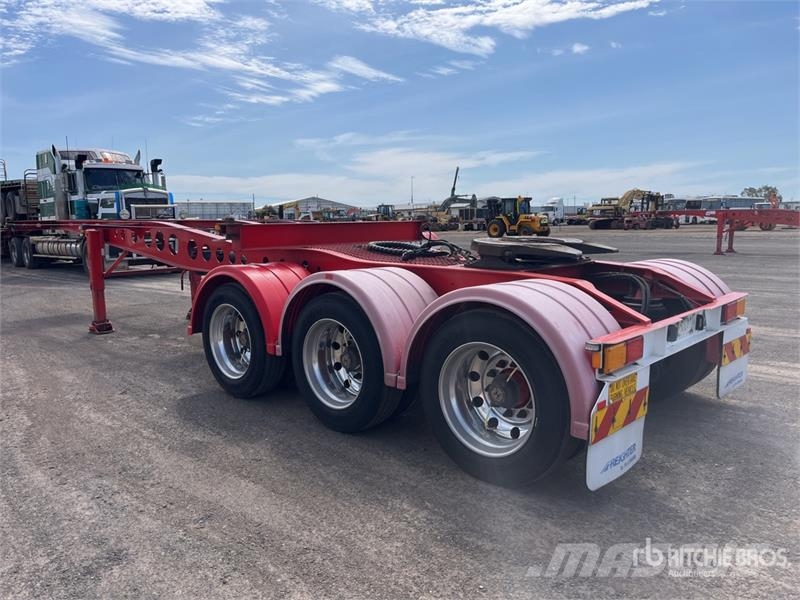MaxiTrans 6 m Tri/A B-Double Lead Container Trailer Remorque porte container