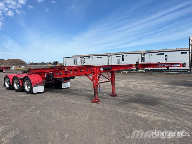MaxiTrans 6 m Tri/A B-Double Lead Container Trailer Прицепы-Контейнеровозы