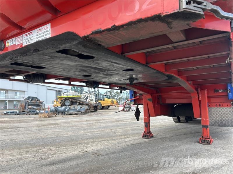 MaxiTrans 7.2 m Tri/A B-Double Lead Curtain Side Trailer Тентовані причепи