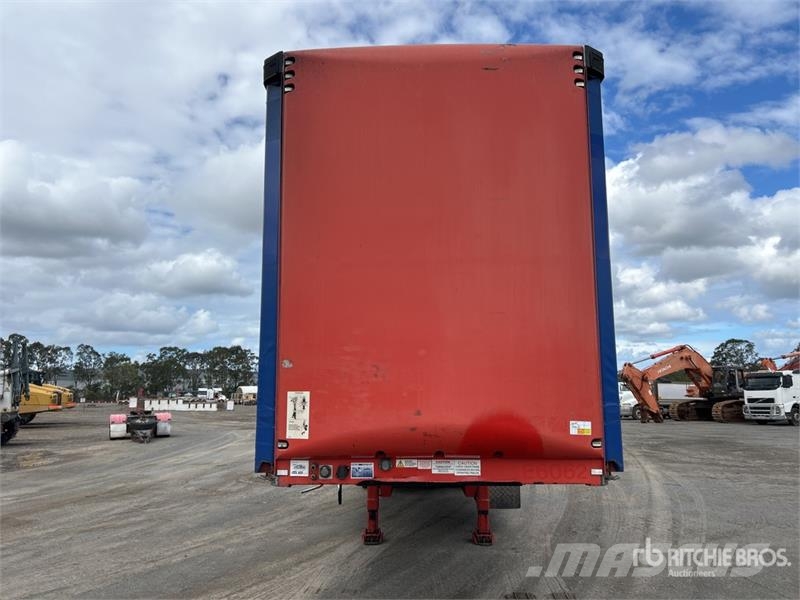 MaxiTrans 7.2 m Tri/A B-Double Lead Curtain Side Trailer Тентовані причепи