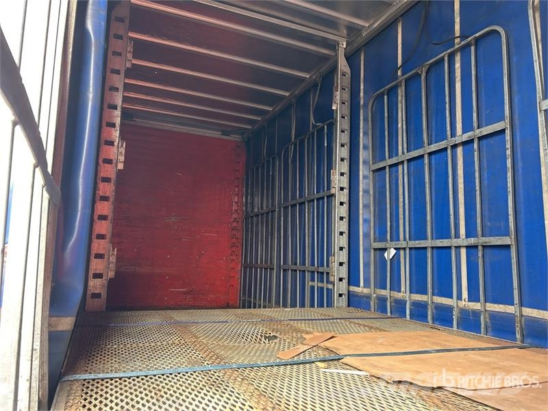 MaxiTrans 7.2 m Tri/A B-Double Lead Curtain Side Trailer Тентовані причепи