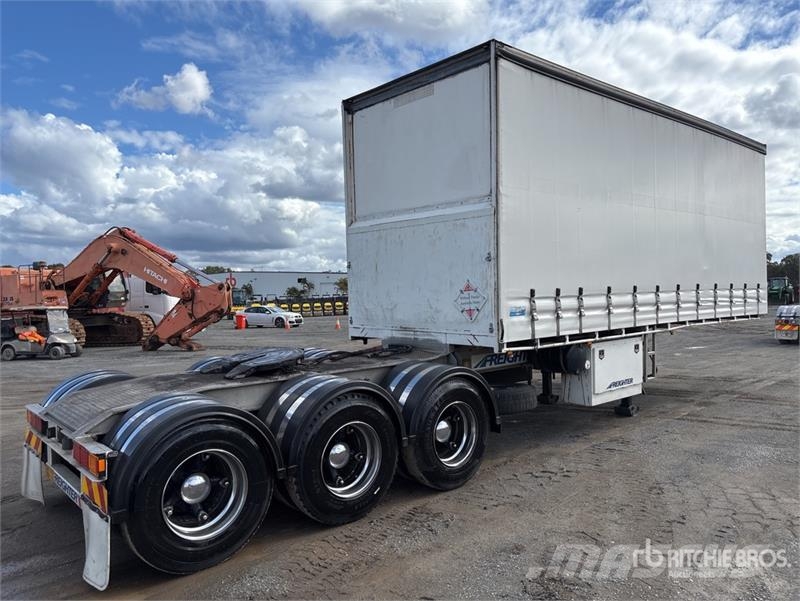 MaxiTrans 7.3 m Tri/A B-Double Lead Curtain Side Trailer Rimorchi centinati