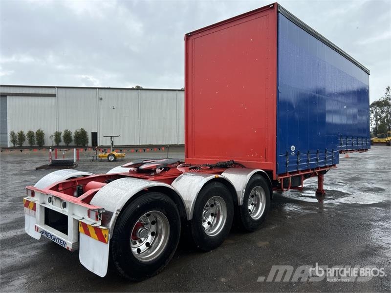 MaxiTrans 7.3 m Tri/A B-Double Lead Step Deck Curtain Side T Rimorchi centinati