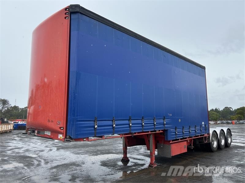 MaxiTrans 7.3 m Tri/A B-Double Lead Step Deck Curtain Side T Rimorchi centinati