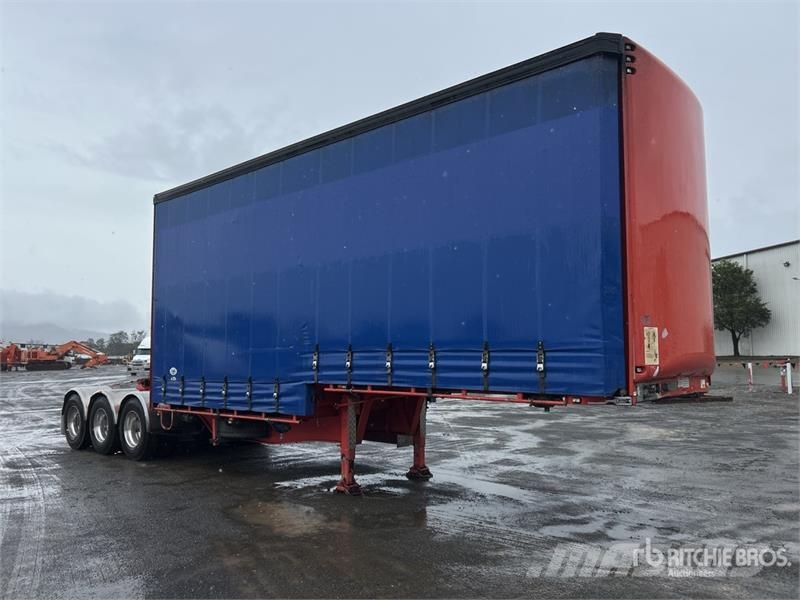 MaxiTrans 7.3 m Tri/A B-Double Lead Step Deck Curtain Side T Rimorchi centinati