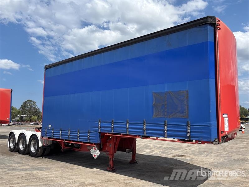 MaxiTrans 7.4 m Tri/A B-Double Lead Curtain Side Trailer مقطورات بغطاء جانبي