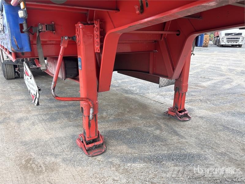 MaxiTrans 7.4 m Tri/A B-Double Lead Curtain Side Trailer مقطورات بغطاء جانبي