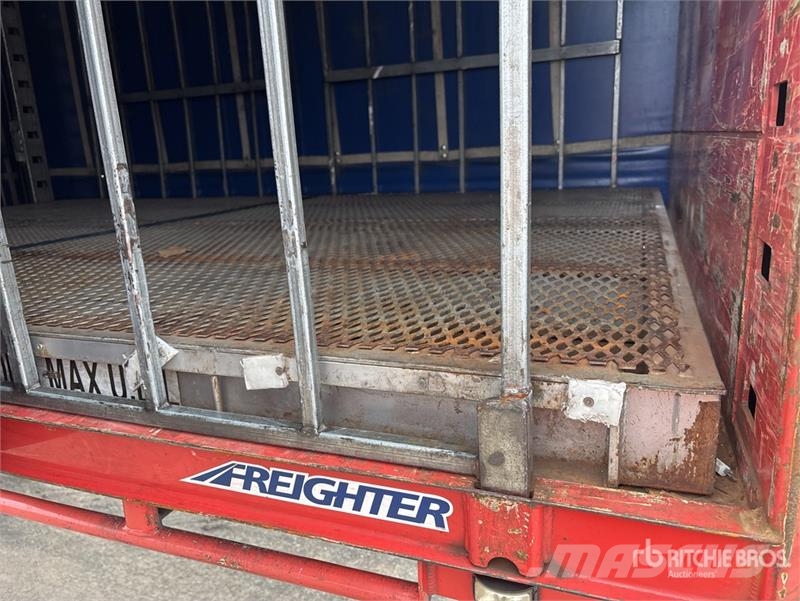 MaxiTrans 7.4 m Tri/A B-Double Lead Curtain Side Trailer Тентовані причепи