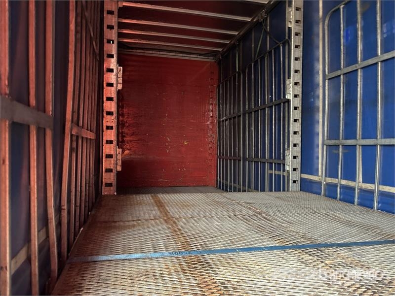 MaxiTrans 7.4 m Tri/A B-Double Lead Curtain Side Trailer Тентовані причепи