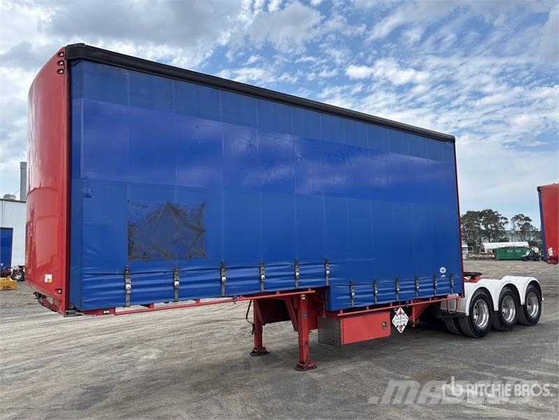 MaxiTrans 7.4 m Tri/A B-Double Lead Curtain Side Trailer مقطورات بغطاء جانبي