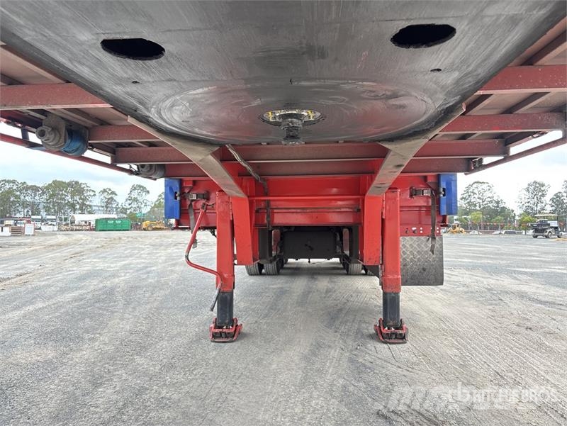 MaxiTrans 7.4 m Tri/A B-Double Lead Curtain Side Trailer Тентовані причепи