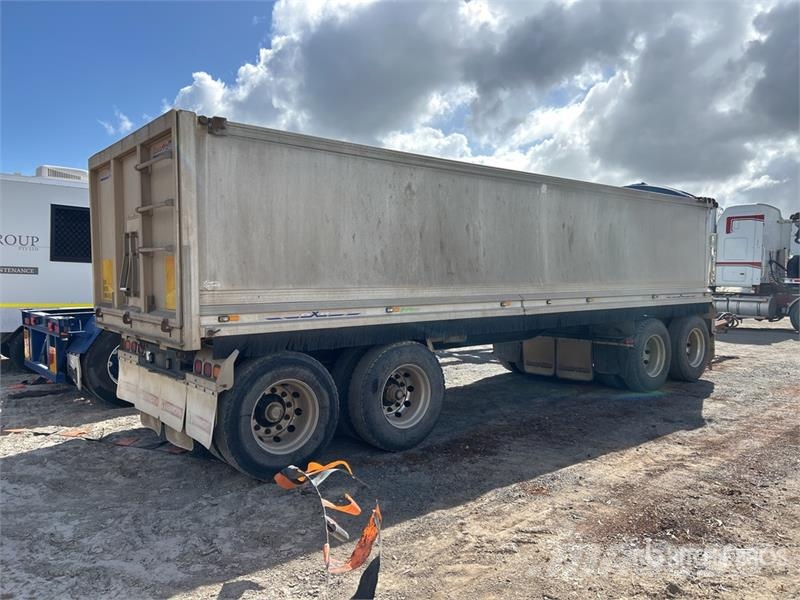 MaxiTrans 7.6 m Quad Dog End Dump Trailer 티퍼 트레일러
