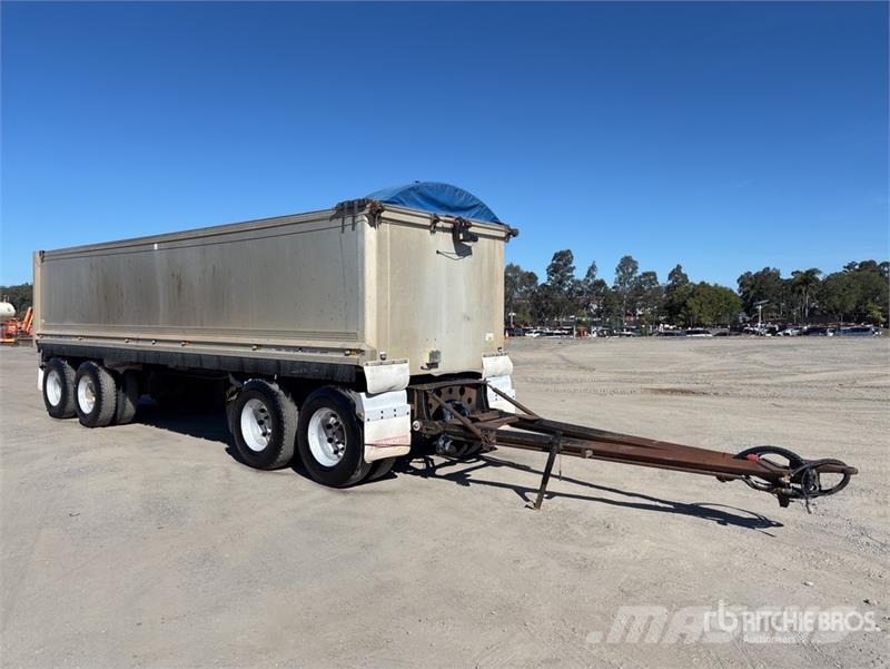 MaxiTrans 8.2 m Quad Dog End Dump Trailer Ανατρεπόμενες ρυμούλκες