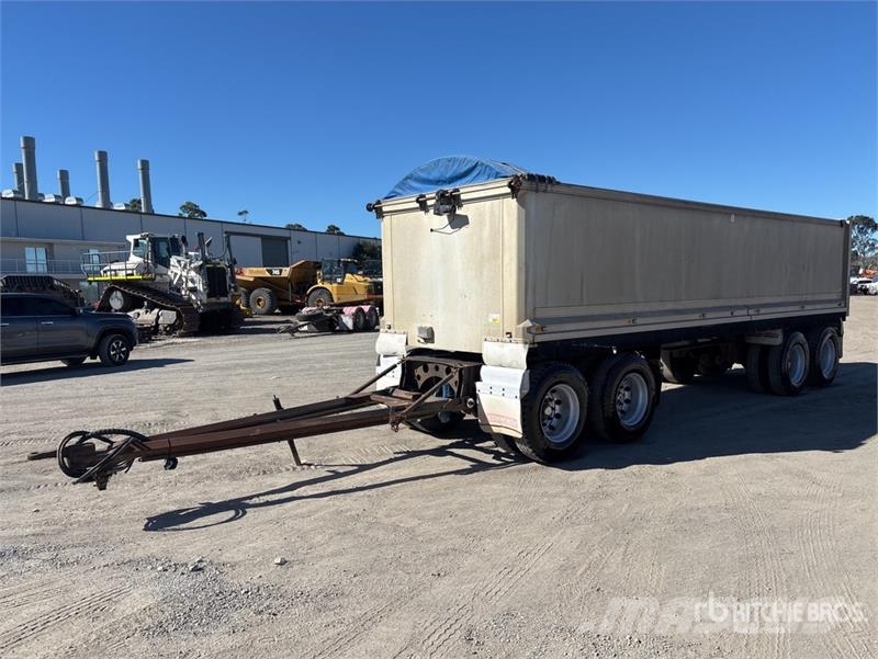 MaxiTrans 8.2 m Quad Dog End Dump Trailer Ανατρεπόμενες ρυμούλκες