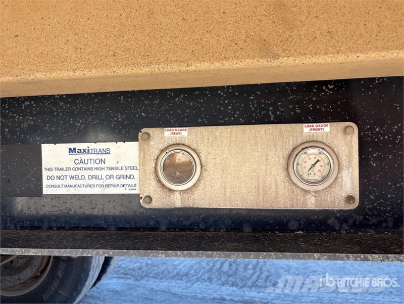 MaxiTrans 8.2 m Quad Dog End Dump Trailer Ανατρεπόμενες ρυμούλκες