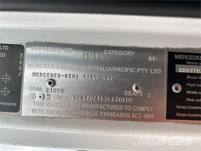 Mercedes-Benz Atego 2329 6x2 Van Truck Box body trucks