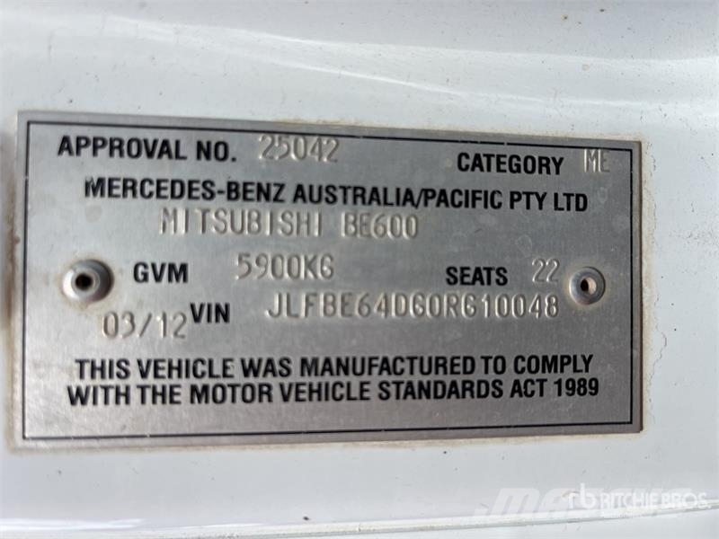 Mitsubishi Fuso BE600 4x2 21-Seat Bus 迷你巴士
