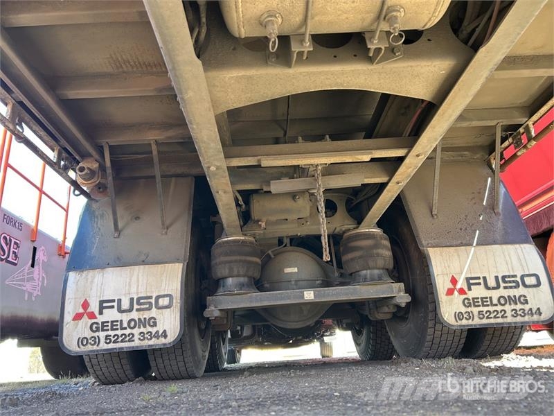 Mitsubishi Fuso FFV 6x2 Curtain Side Truck (Inoperable) Curtain sider trucks
