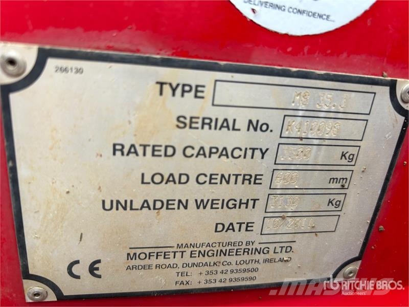 Moffett M8 35.3 Truck Mounted Forklift Truck mounted forklifts