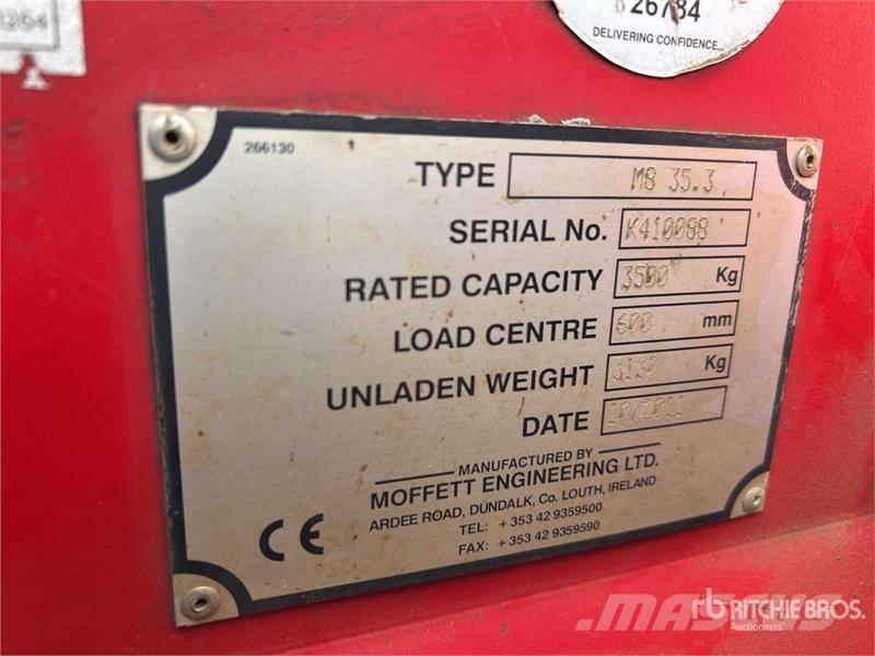 Moffett M8 35.3 Truck Mounted Forklift Fordonstruckar