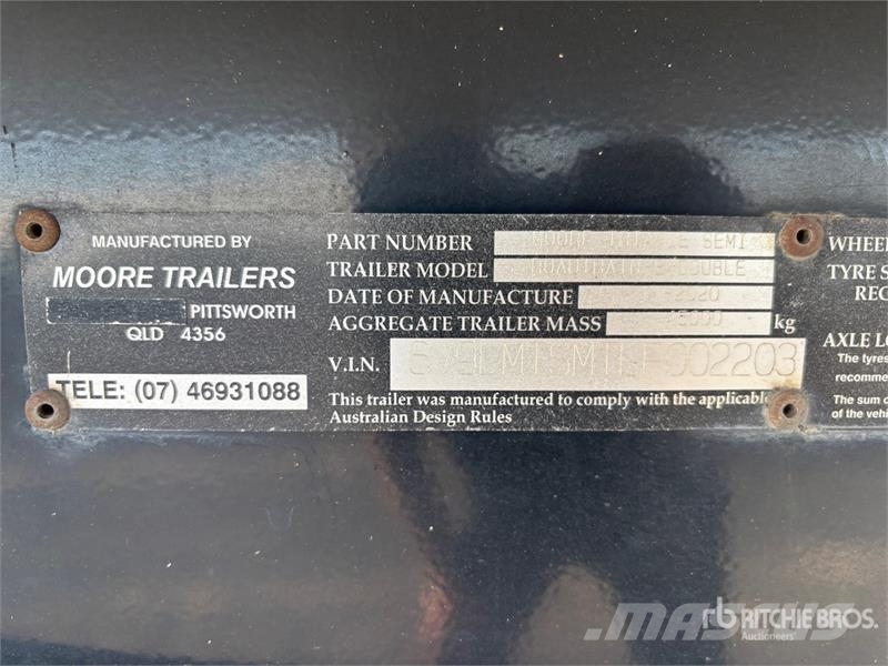 Moore 10 m Tri/A End Dump Trailer Самоскиди