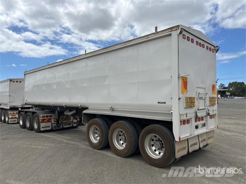  Moore 10 m Tri/A End Dump Trailer Reboques basculantes