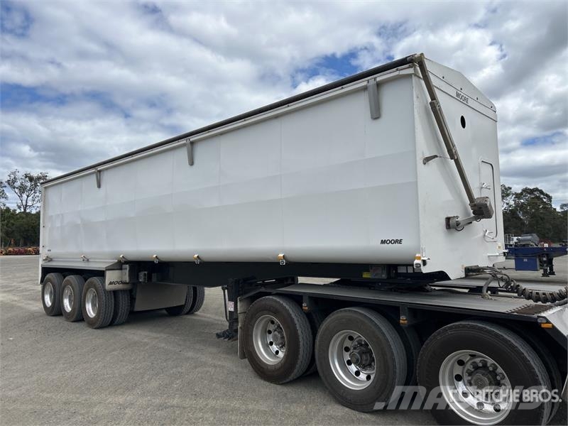  Moore 10 m Tri/A End Dump Trailer Reboques basculantes