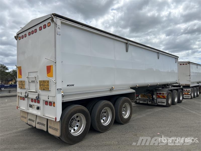  Moore 10 m Tri/A End Dump Trailer Reboques basculantes
