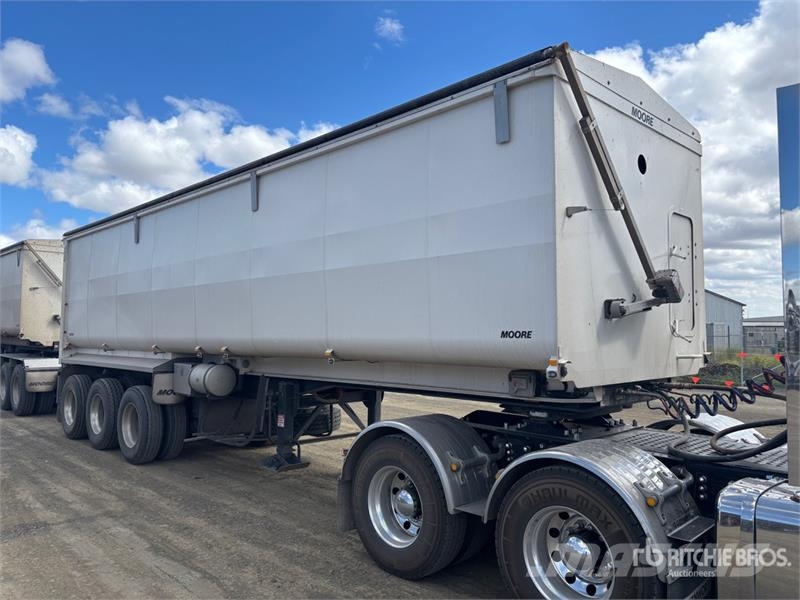 Moore 10 m Tri/A End Dump Trailer Kiperi prikolice