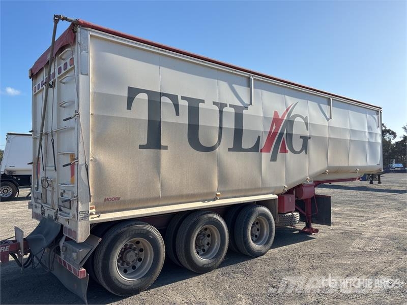 Moore 10 m Tri/A Step Deck End Dump Trailer Tipper trailers