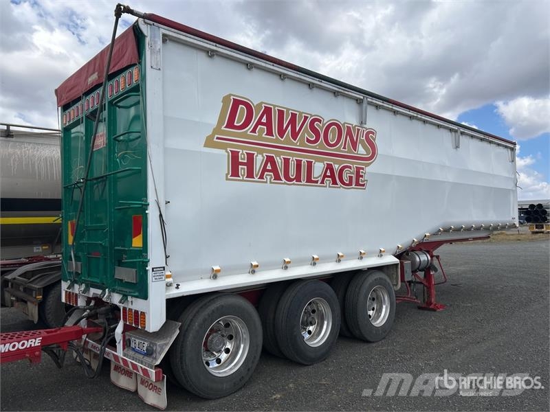 Moore 10 m Tri/A Step Deck End Dump Trailer Самоскиди