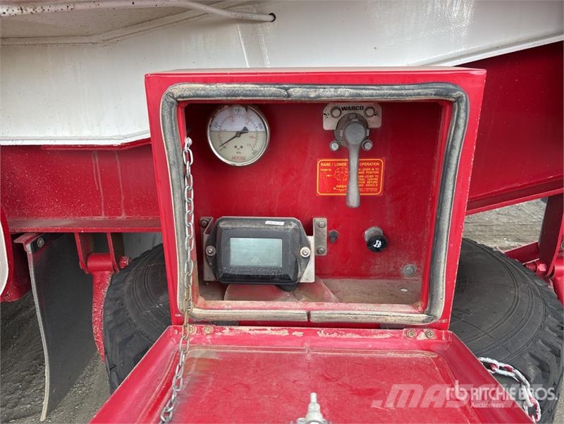 Moore 10 m Tri/A Step Deck End Dump Trailer Tipphengere