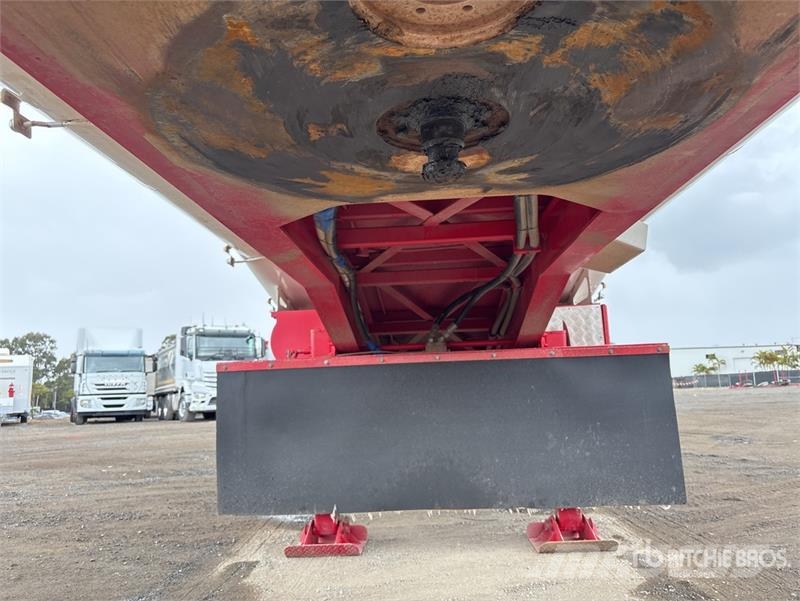 Moore 10 m Tri/A Step Deck End Dump Trailer Tipphengere