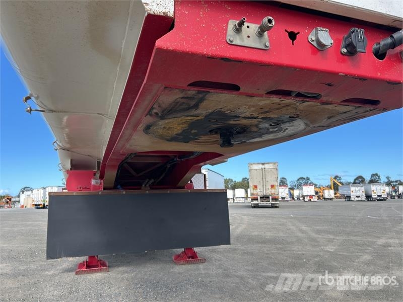 Moore 10 m Tri/A Step Deck End Dump Trailer ダンプトレーラー