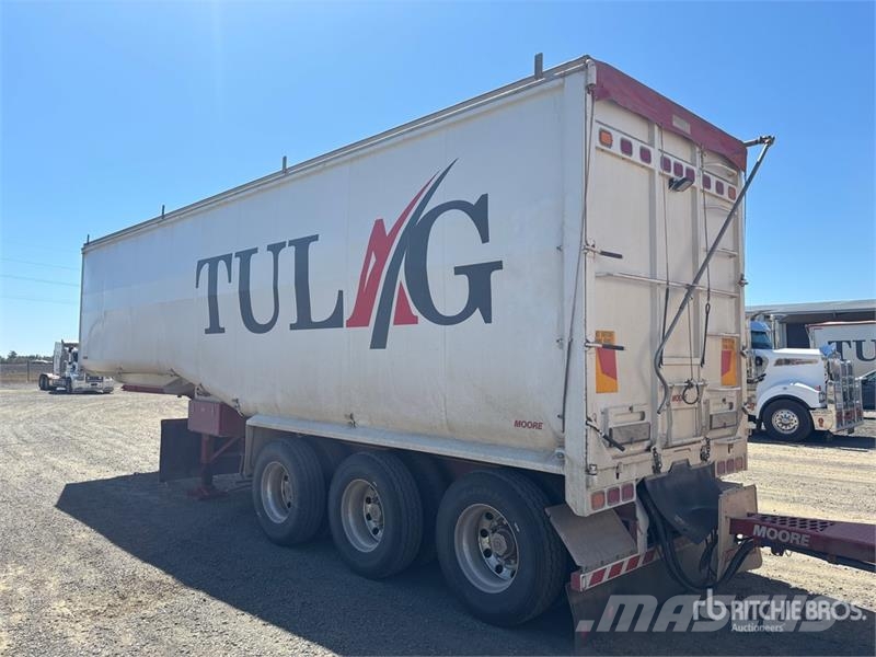 Moore 10 m Tri/A Step Deck End Dump Trailer Kiper prikolice