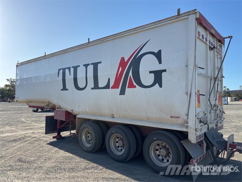 Moore 10 m Tri/A Step Deck End Dump Trailer Tipper trailers