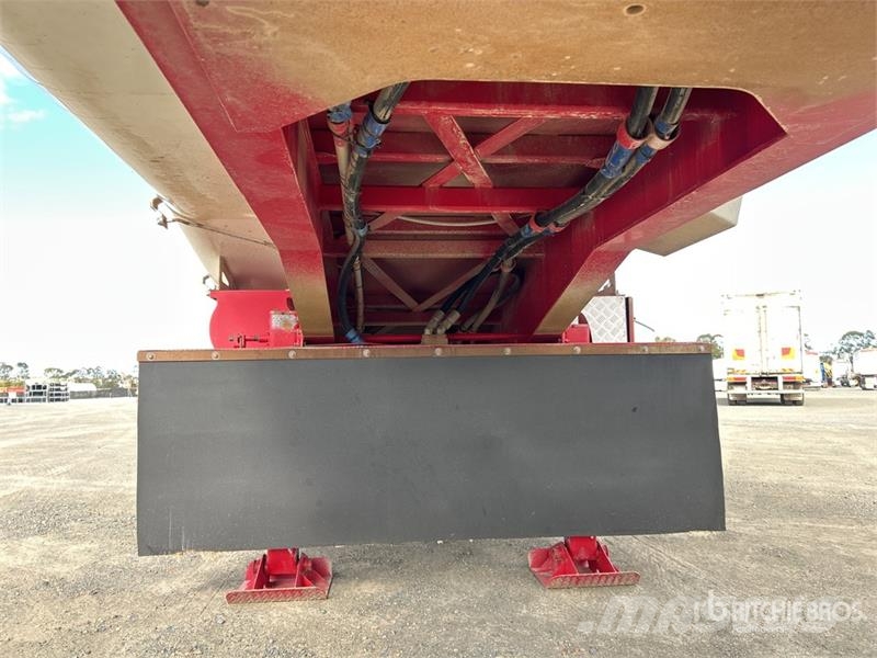 Moore 10 m Tri/A Step Deck End Dump Trailer ダンプトレーラー