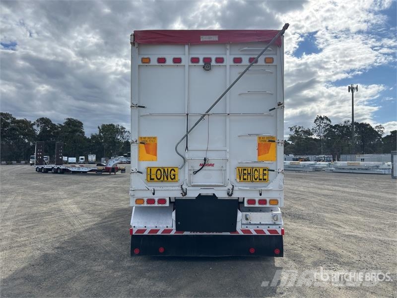 Moore 10 m Tri/A Step Deck End Dump Trailer ダンプトレーラー